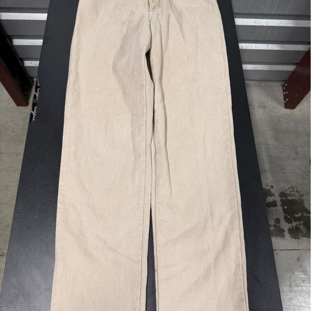 Llbean Women's Tan and Cream Jeans